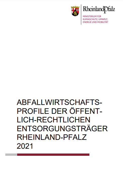 Titelseite der Broschüre "Abfallwirtschaftsprofile"