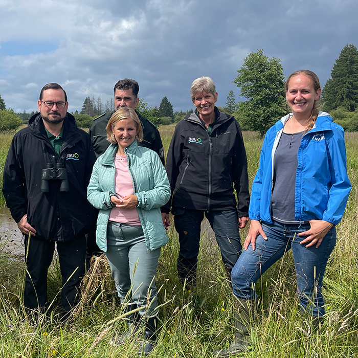 Umweltministerin Katrin Eder auf dem Stegskopf