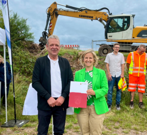 Förderbescheidsübergabe mit Klimaschutzministerin Katrin Eder
