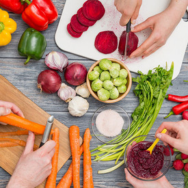 Verpflegung - gesund und nachhaltig (Förderprogramm) Zubereitung von Gemüse
