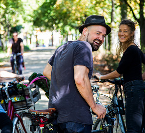 Fahrradfahrerinnen und Fahrradfahrer