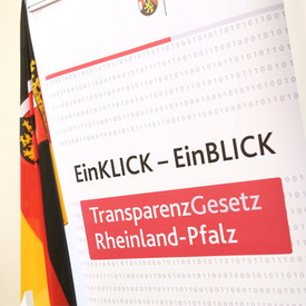Transparenzplattform Plakat zum Transparenz Gesetz