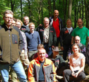 Gruppenbild mit rheinland-pfälzischen Forstwirten Gruppenbild mit rheinland-pfälzischen Forstwirten