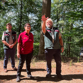 Auf Sommertour: Forstministerin Christine Schneider zu Gast im Forstamt Adenau Auf Sommertour: Forstministerin Christine Schneider zu Gast im Forstamt Adenau