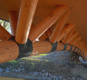 Holzbrücke in Schönecken, Foto: Floss - Holzbau Holzbrücke in Schönecken, Foto: Floss - Holzbau