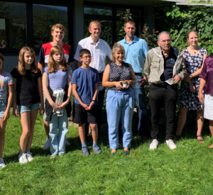 Gruppenbild mit Klimaschutzministerin Katrin Eder
