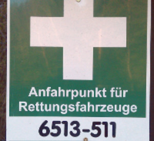 Rettungspunkt-Schild Rettungspunkt-Schild