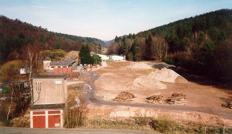 Geländefläche der Urananlage Ellweiler