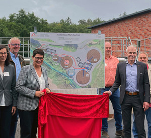 Einweihung der Kläranlage Mehrbachtal mit Umweltministerin Christine Schneider und Bürgermeister Fred Jüngerich