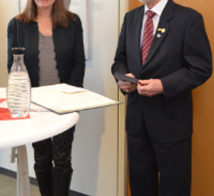 Umweltministern Ulrike Höfken und Dieter Raudszus